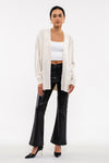 Long Sleeve Open Cardigan (Oatmeal)