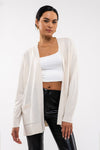 Long Sleeve Open Cardigan (Oatmeal)