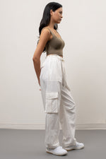 Cropped Square Neck Tank (Olive)
