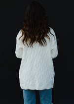 White Button Up Cardigan