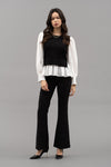 Layered Round Neck Sweater Vest