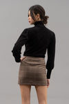 Bubble Sleeve Turtle Neck (Black)