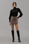 Bubble Sleeve Turtle Neck (Black)