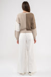 Colorblock Knit Cardigan