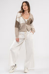 Colorblock Knit Cardigan