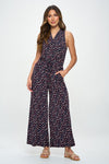 Wide Leg Sleeveless Jumpsuit