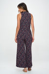 Wide Leg Sleeveless Jumpsuit