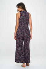 Wide Leg Sleeveless Jumpsuit