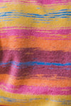 Puff Sleeve Rainbow Knit Sweater