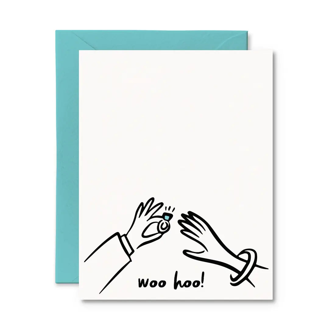 *Canadian Brand* "Woo hoo!" Engagement Card