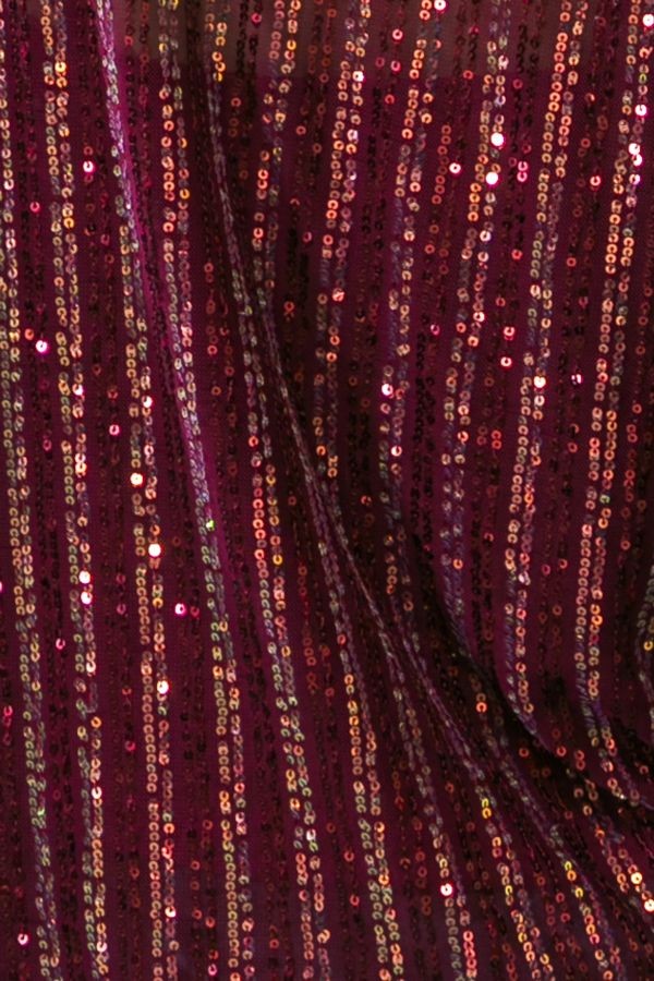 High Neck Sequin Top