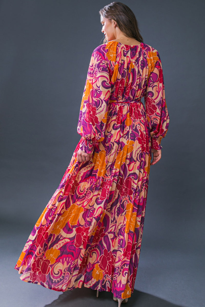 "Changing Locations" Woven Maxi Dress