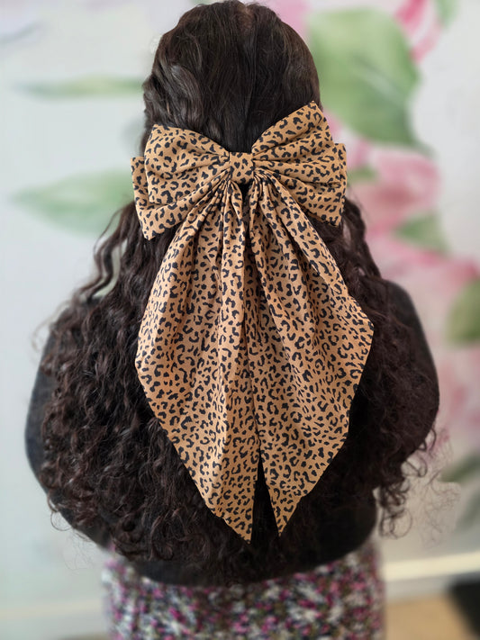 Leopard Print Bow (Assorted)