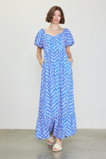 Puff Sleeve Maxi with Pockets