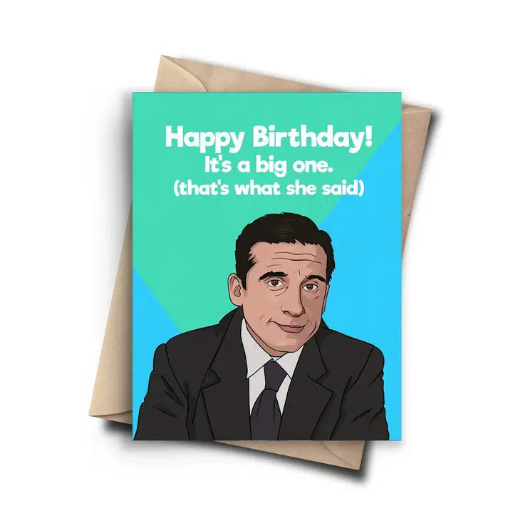 "Happy Birthday. It's a Big One." Birthday Card