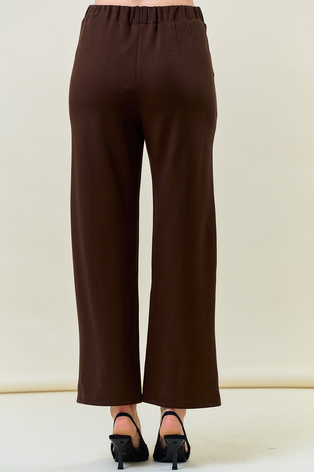 Pintuck Elastic Waist Pants
