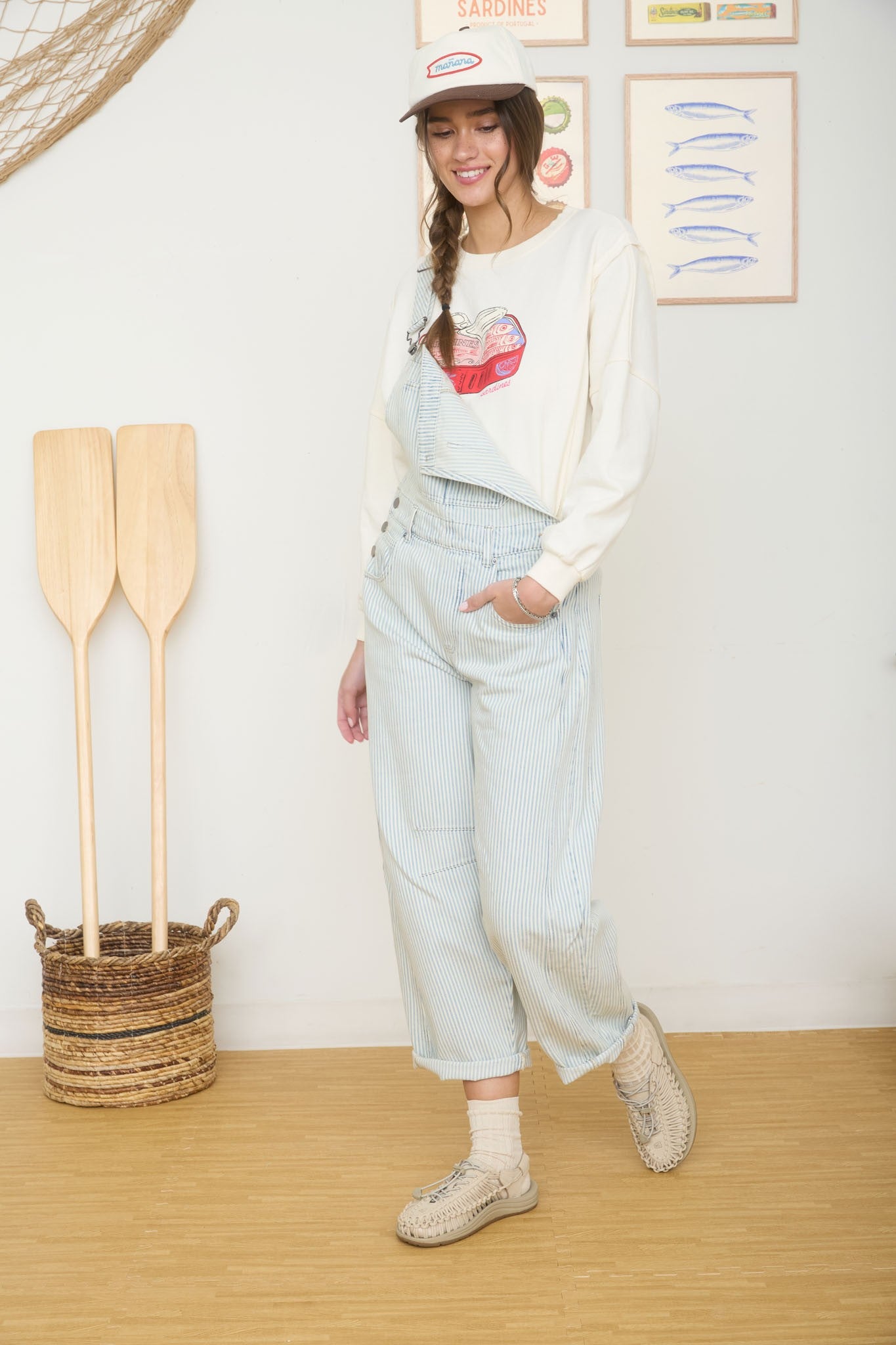 "Sardines" Graphic Sweatshirt