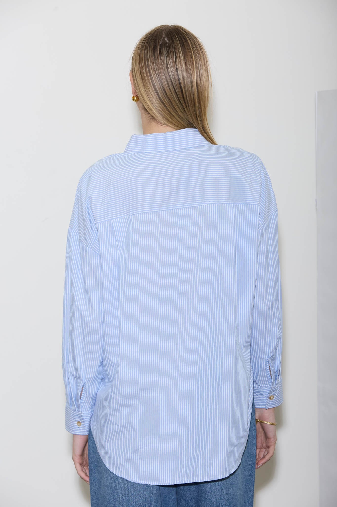 Striped Button Front Shirt (XL - XXXL)