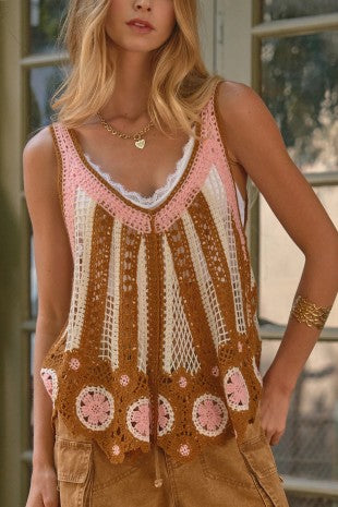 Summer Sunshine Crochet Tank