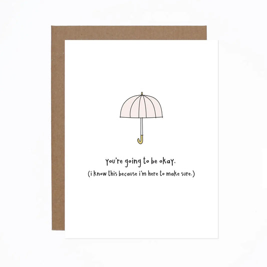 *Canadian Brand* | "You're Going to be Okay" Umbrella Empathy Card