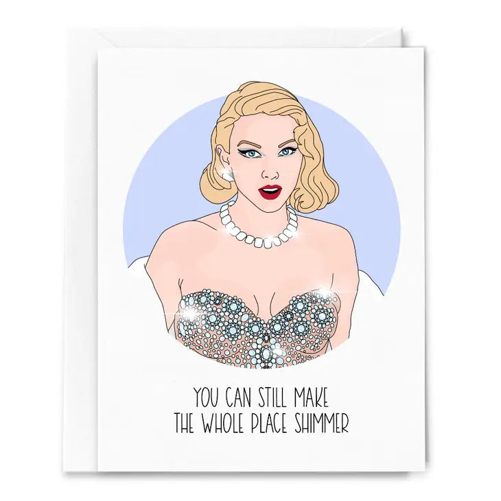 "You Can Still Make The Whole Place Shimmer" Taylor Swift Bejeweled Midnights Friendship Card