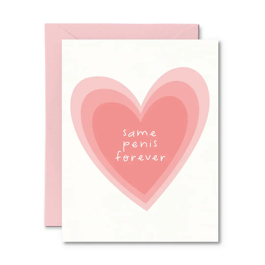 *Canadian Brand* | "Same Penis Forever" Engagement / Bridal Shower Card