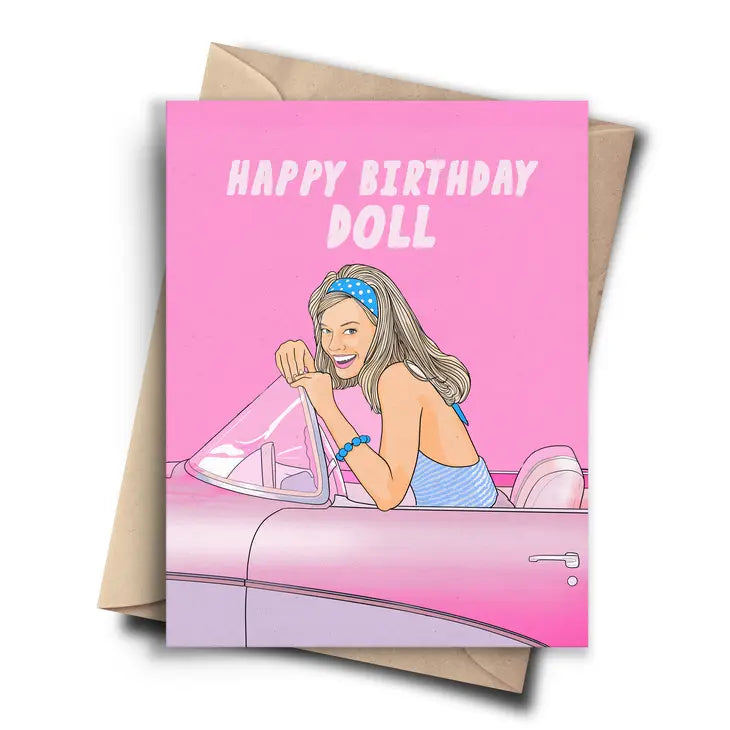 "Happy Birthday Doll" Barbie Birthday Card