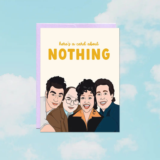 *Canadian Brand* | "Here's a Card About Nothing" Seinfeld Greeting Card