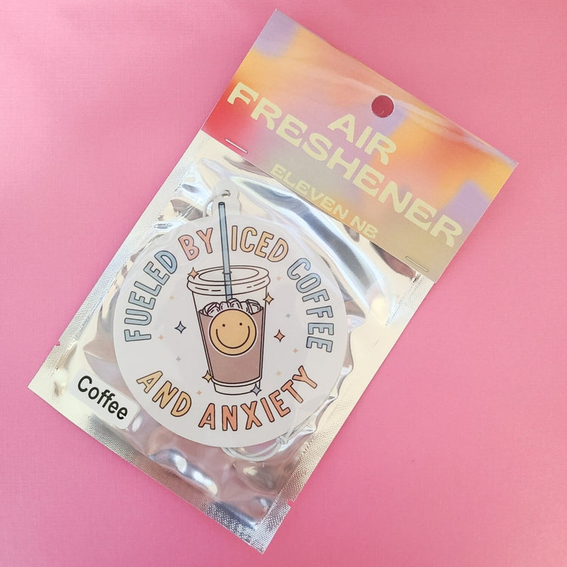 eleven. || "Iced Coffee & Anxiety" Air Freshener