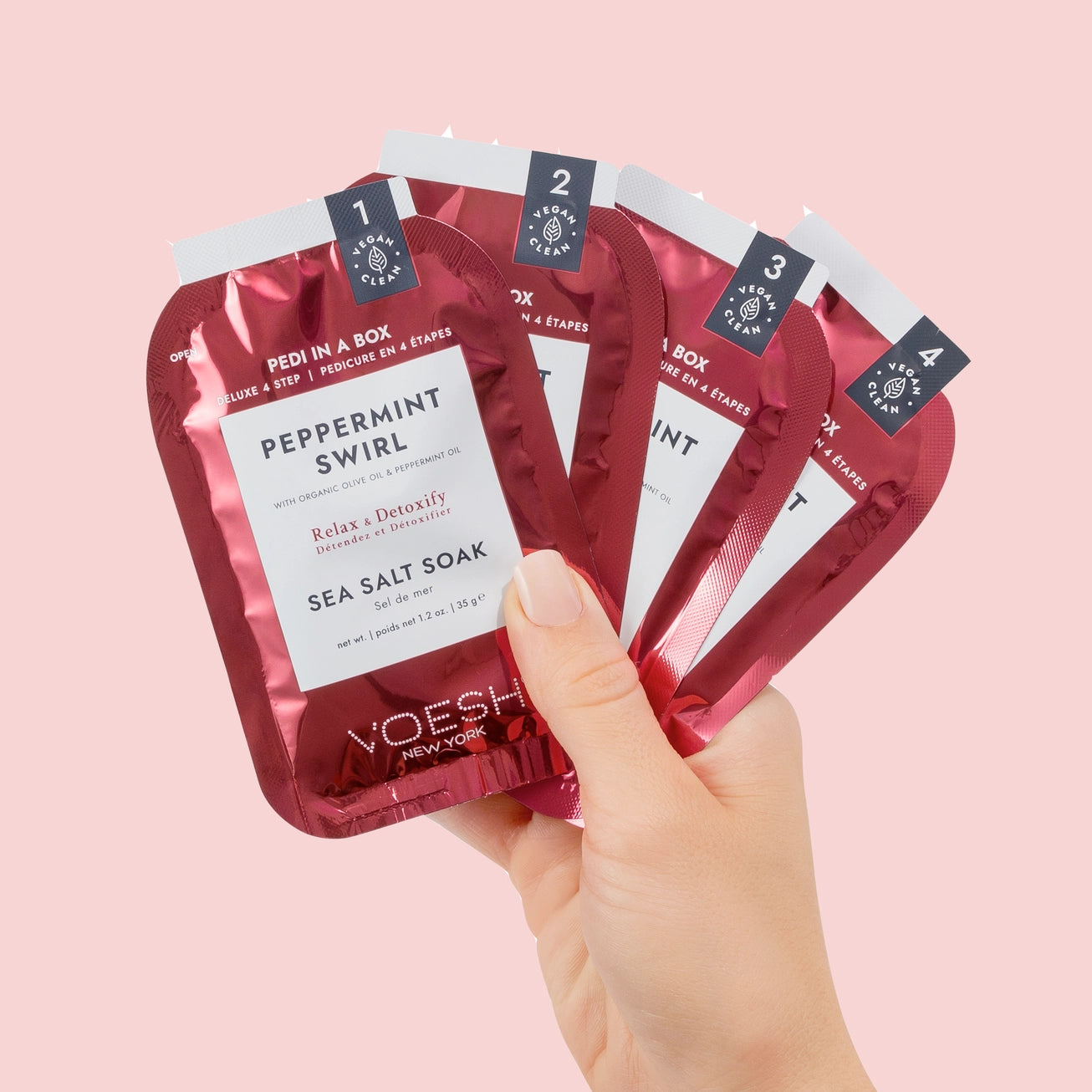 Peppermint Swirl Duo || Pedicure Kit + Hand Cream Set