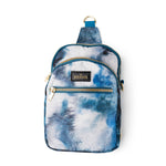 Roundtrip Convertible Sling & Crossbody Bag || Blue Tie Dye