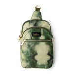 Roundtrip Convertible Sling & Crossbody Bag || Olive Tie Dye