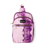 Roundtrip Convertible Sling & Crossbody Bag || Purple Tie Dye
