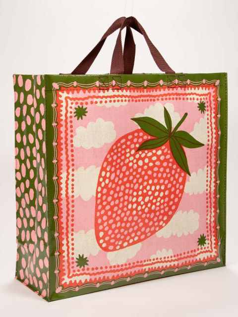 "Strawberry Fields" Reusable Shopping Tote