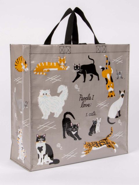 "People I Love: Cats" Reusable Shopping Tote