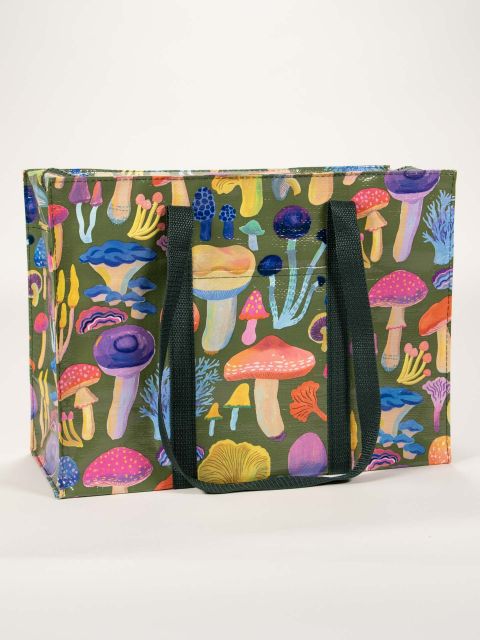 Mushroom Zipper Shoulder Tote