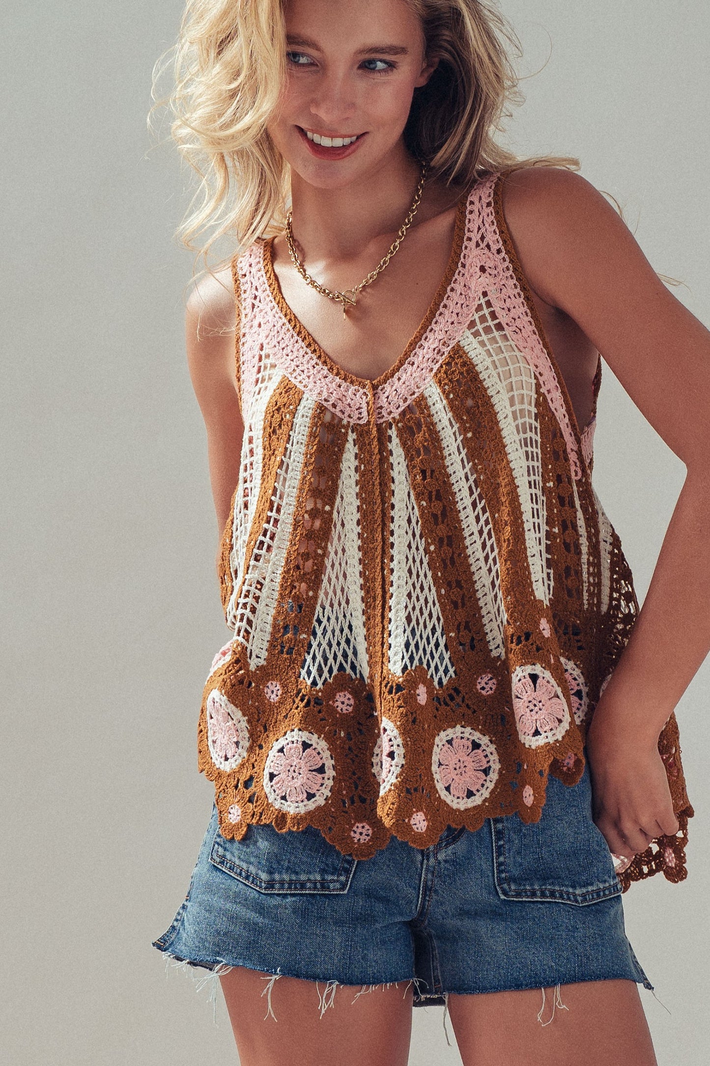 Summer Sunshine Crochet Tank