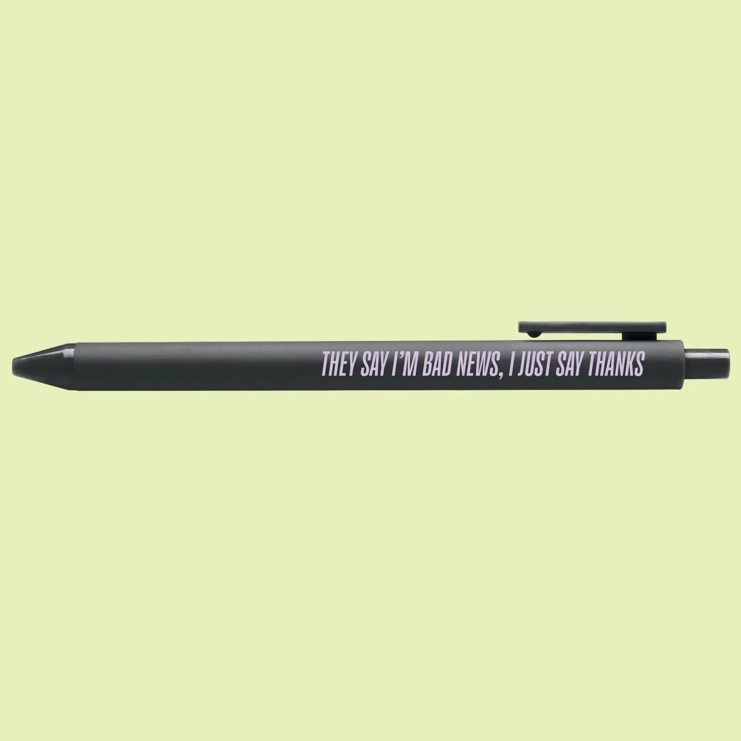 They Say I'm Bad News, I Just Say Thanks Taylor Swift Gel Jotter Pen