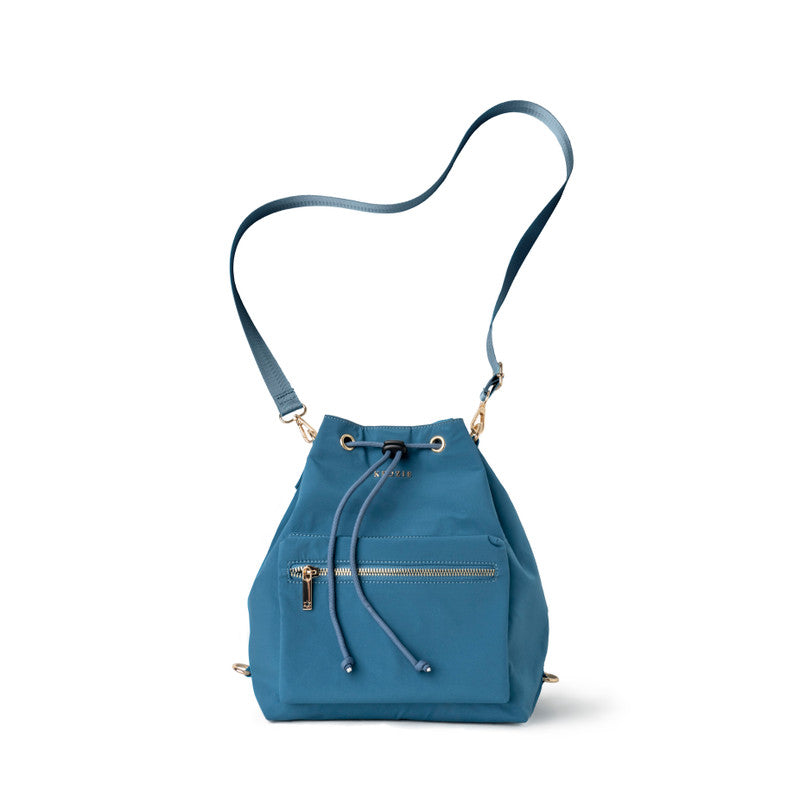 Aries Convertible Bucket Bag (Blue)