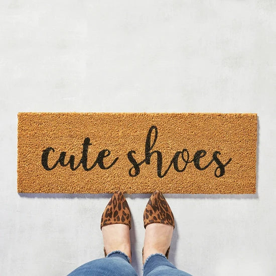 "Cute Shoes" Door Mat