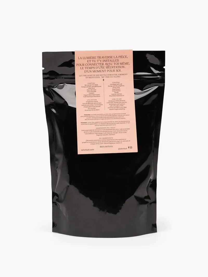 Selv Rituel || "Le Rituel Boho" Immersive Bath Kit || Clementine, Grapefruit, Lime, Lemon