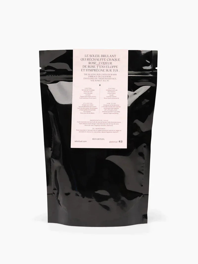 Selv Rituel || "Rituel Quartz" Immersive Bath Kit || Rose