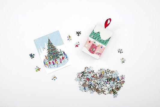 Tree Skaters || 130 Piece Mini Puzzle Ornament