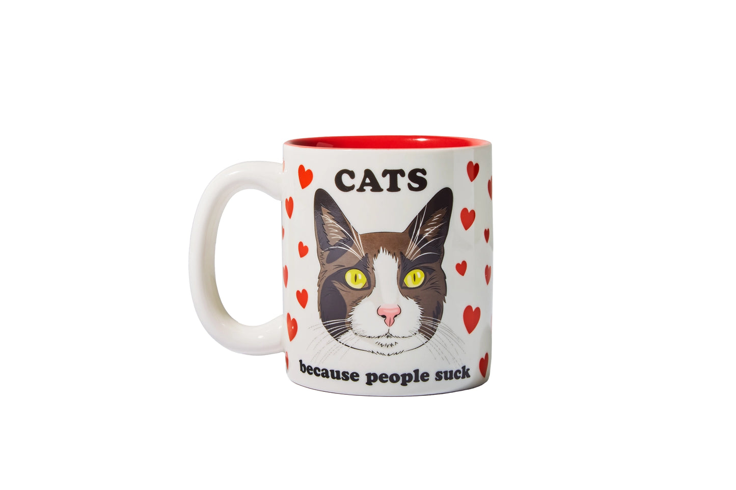 "Cats Because People Suck" 12oz Mug