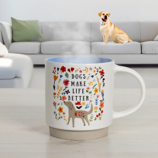 "Dogs Make Life Better" 18oz Mug
