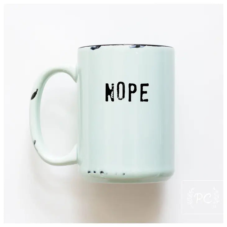 "Nope" 15oz Mug (Green)