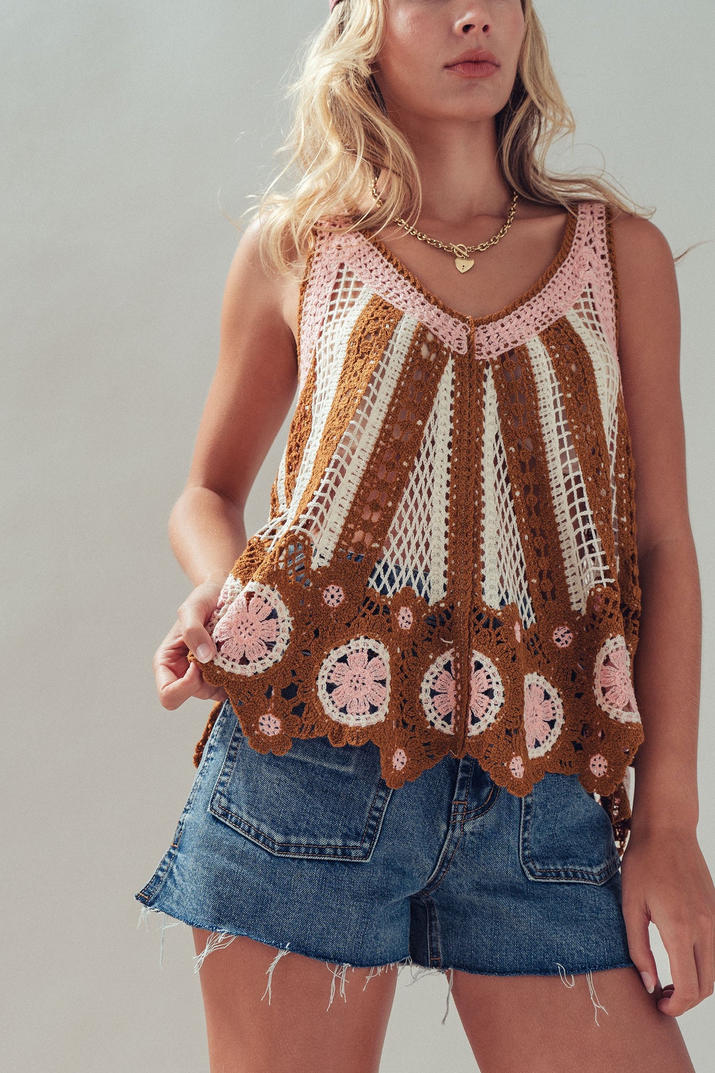 Summer Sunshine Crochet Tank