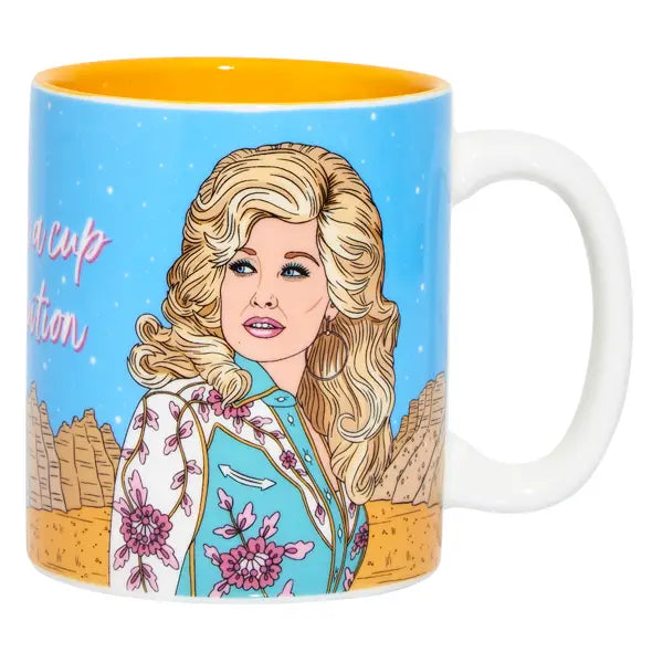 "Pour Yourself a Cup of Ambition" Dolly Parton 12oz Mug