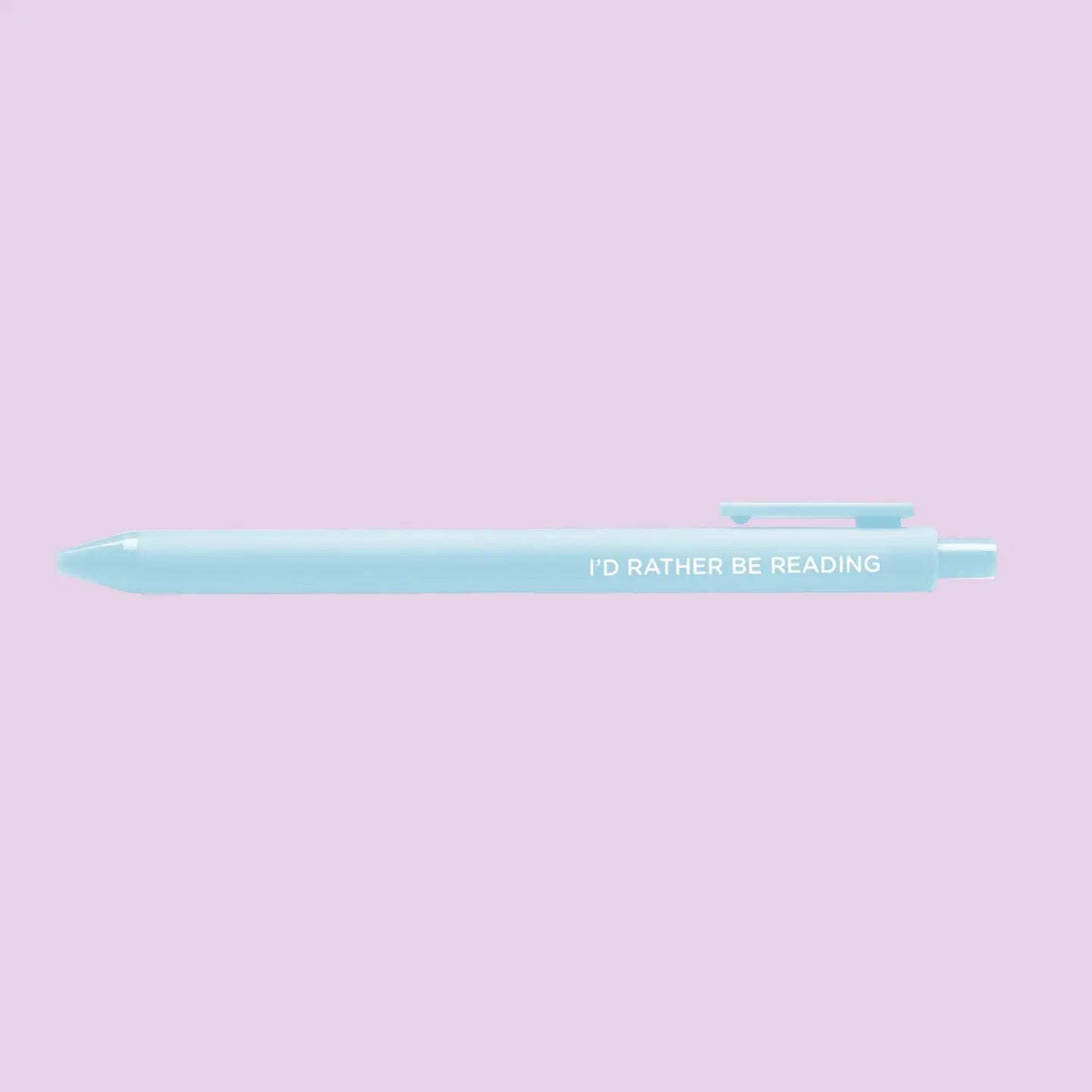 I'd Rather Be Reading Gel Jotter Pen