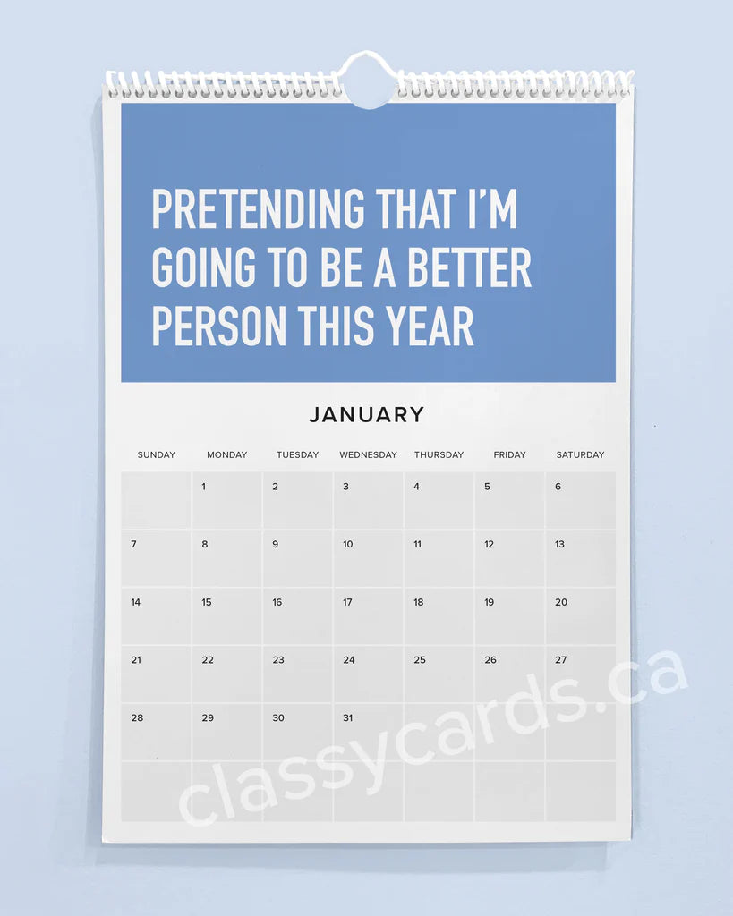 "Adulting Is Hard" 2024 Calendar
